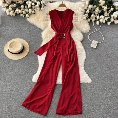 sd-18450 jumpsuit-red